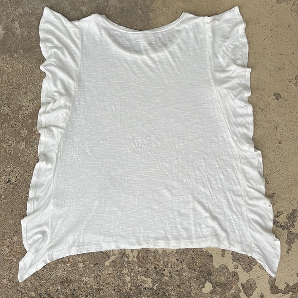 EUC Lazy Sundays off white unique top - Picture 7 of 9